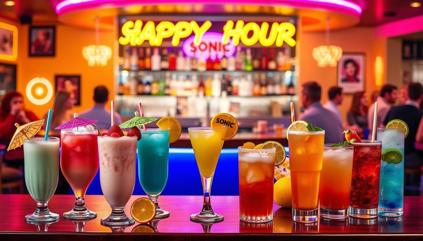 Sonic Happy Hour Menu