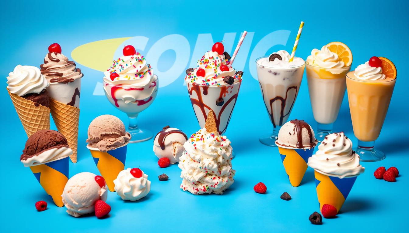 Sonic Ice Cream Menu