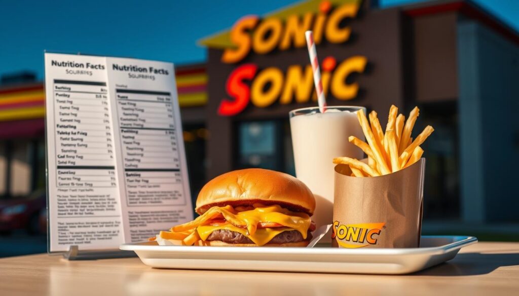 Sonic fast food value deals nutrition